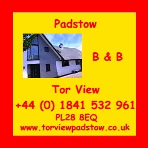 Cornwall Padstow Tor View B & B Megantic-Advertising